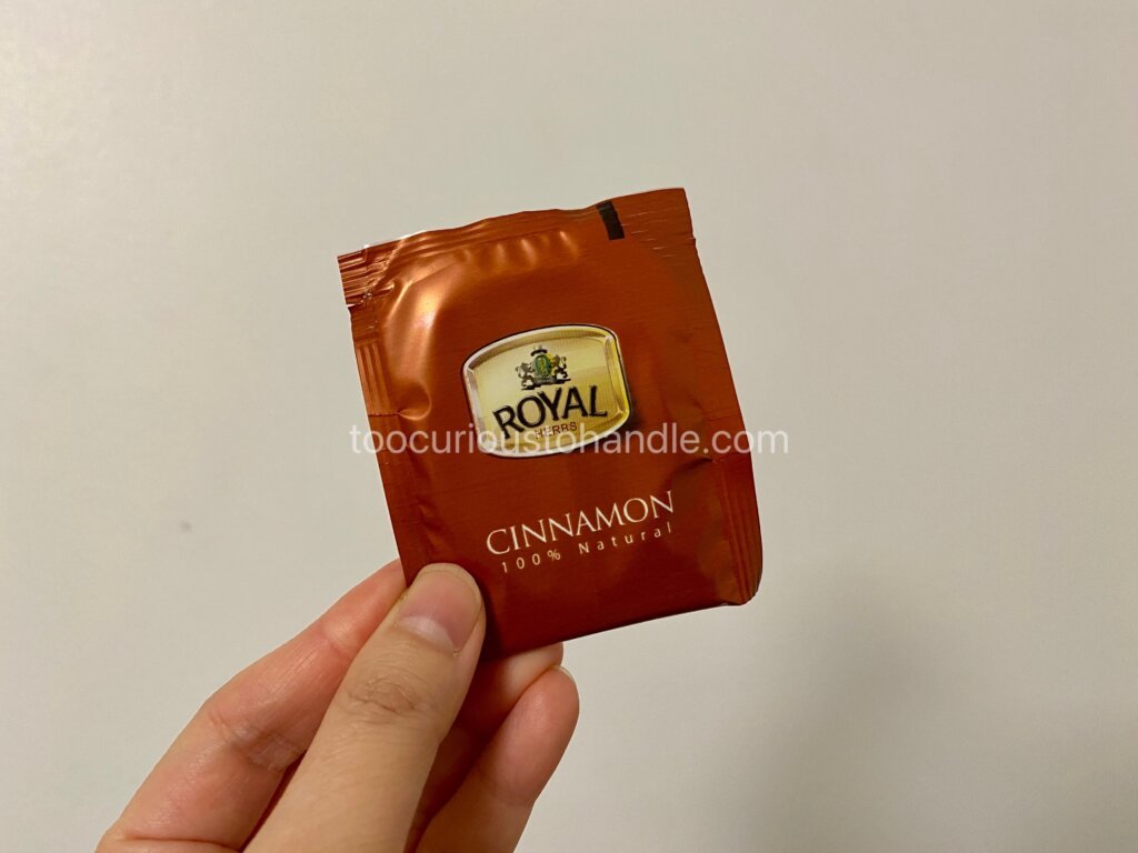 Royal cinnamon 100% natural tea bag from Dubai trip. Benefits and side effects of cinnamon.